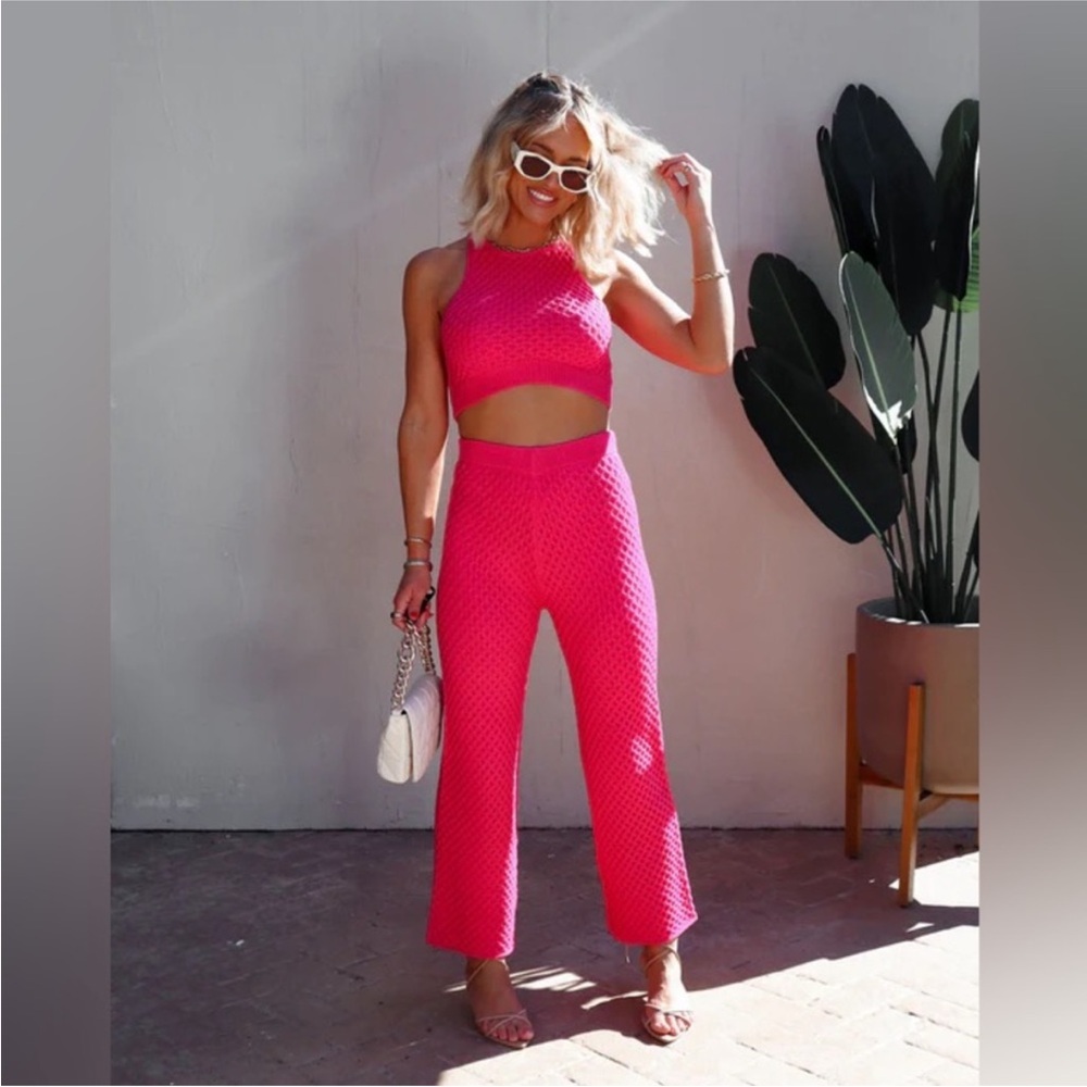 VICI Phoebe/Storia Hot Pink Knit Set
